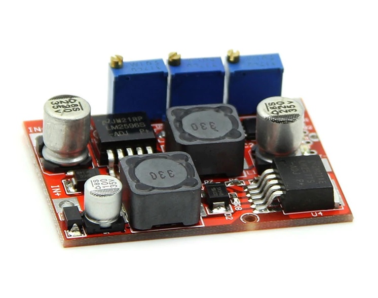 Modul STEP UP-DOWN 3A LM2596S DC-DC LM2577S