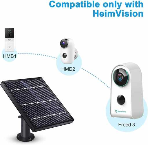 Camera de supraveghere pentru exterior Heimvision HMD3 + Panou solar Smart WiFi IP65 1080P