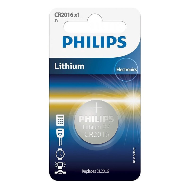 Baterie lithium CR2016 blister 1buc PHILIPS