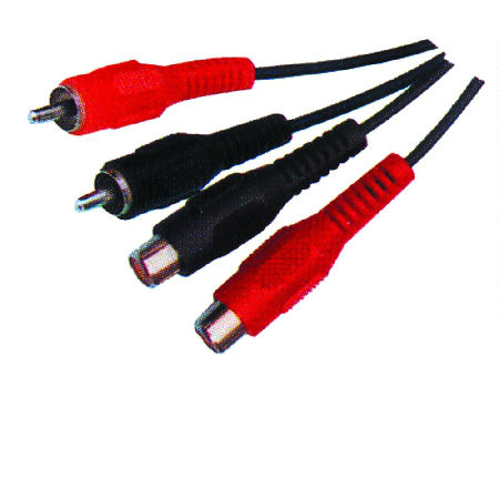 Cablu prelungitor 2x RCA 3m mama-tata Cabletech