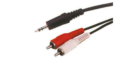 Cablu Jack stereo 3.5mm la 2x RCA 15m Cabletech