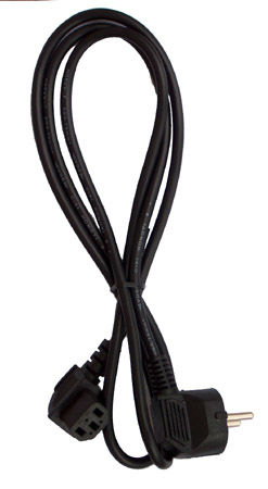 Cablu alimentare PC 1.5m conectori la 90 grade Cabletech