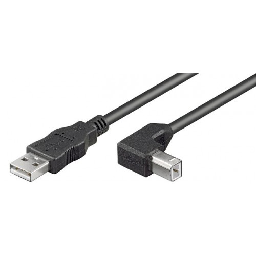 Cablu imprimanta USB 90 grade 5m cupru Goobay