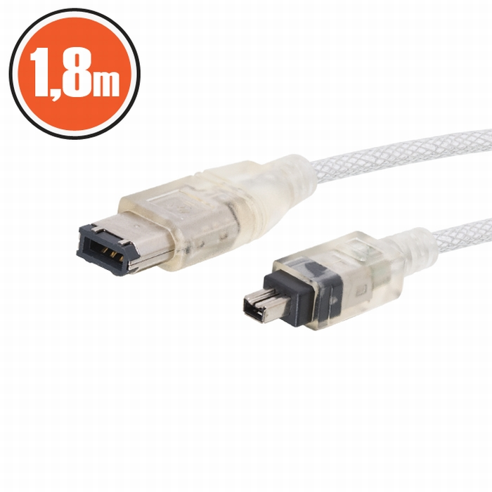 Cablu Fire-wire tata 4p la tata 6p 1.8m