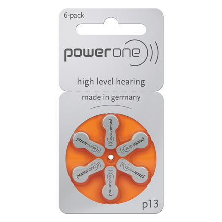 Baterii auditive P13 Power One BL 6buc