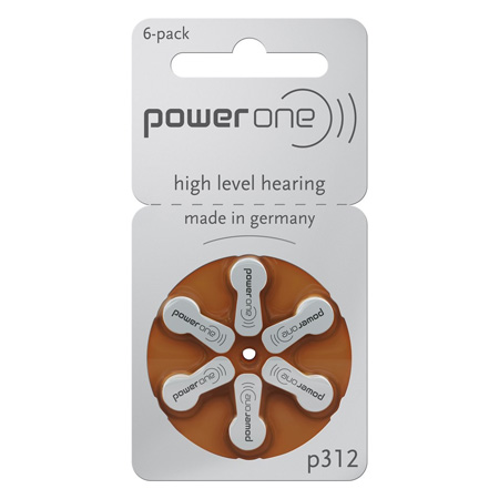 Baterii auditive P312 Power One 6buc