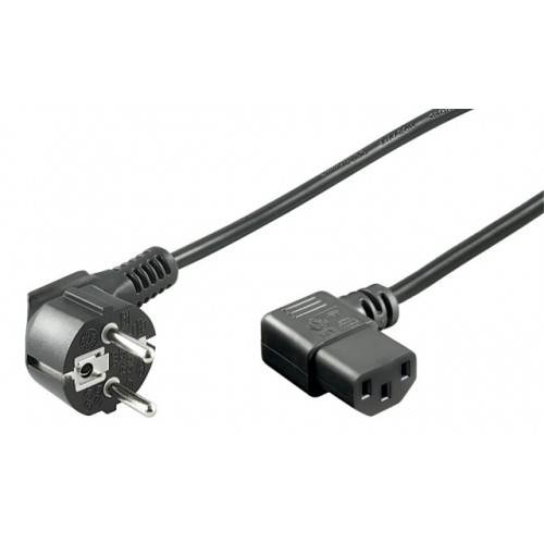 Cablu alimentare PC 2m schuko 90 grade la IEC320-C13 90 grade Goobay