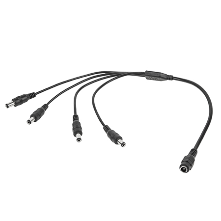 Cablu adaptor DC 2.1×5.5 mama la 4x tata