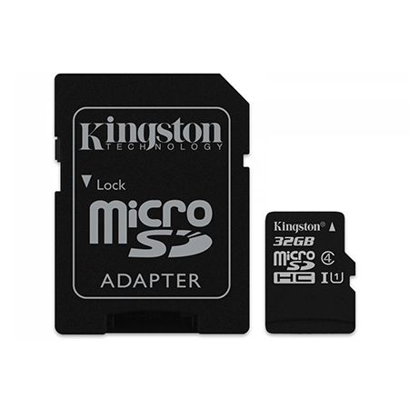 MicroSD Card 32GB Clasa 4 cu SDHC adaptor Kingston