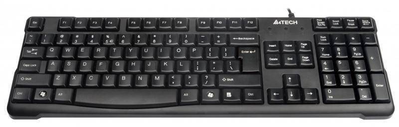 Tastatura USB neagra KR-750-USB A4Tech