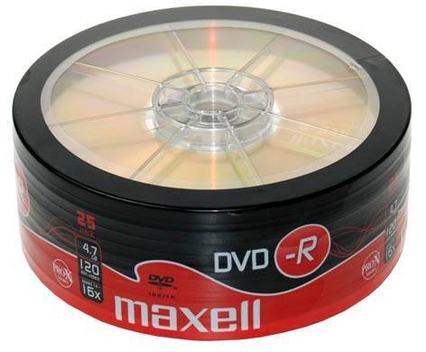 DVD-R 4.7GB 16X 25buc pe folie Maxell