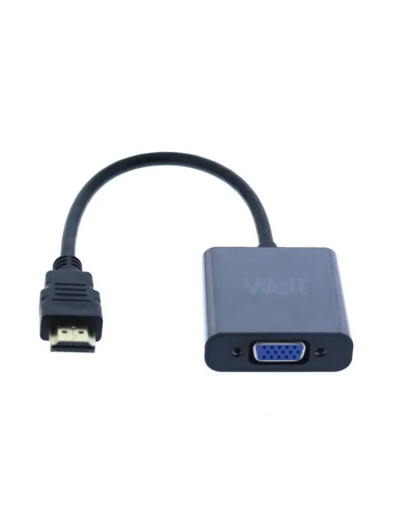 Cablu adaptor HDMI tata la VGA mama Well