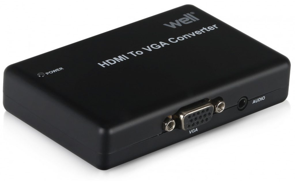 Convertor HDMI la VGA+Stereo FullHD Well